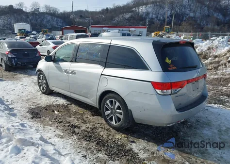 2015 Honda Odyssey Touring/Touring Elite z USA, uszkodzony, nr VIN 5FNRL5H9XFB064264